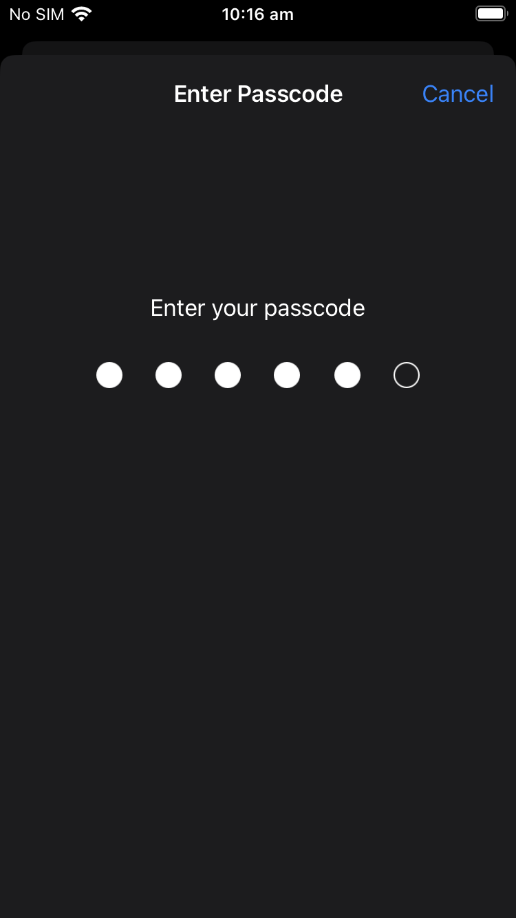 iOS SSL IMAP and SMTP setup - Step 8