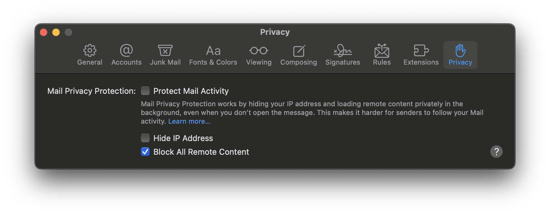 macOS SSL IMAP and SMTP setup - Step 9